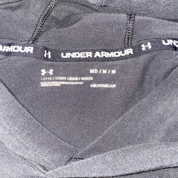 Black Under Armour Hooded Tee-Shirt - Picture 3 of 3